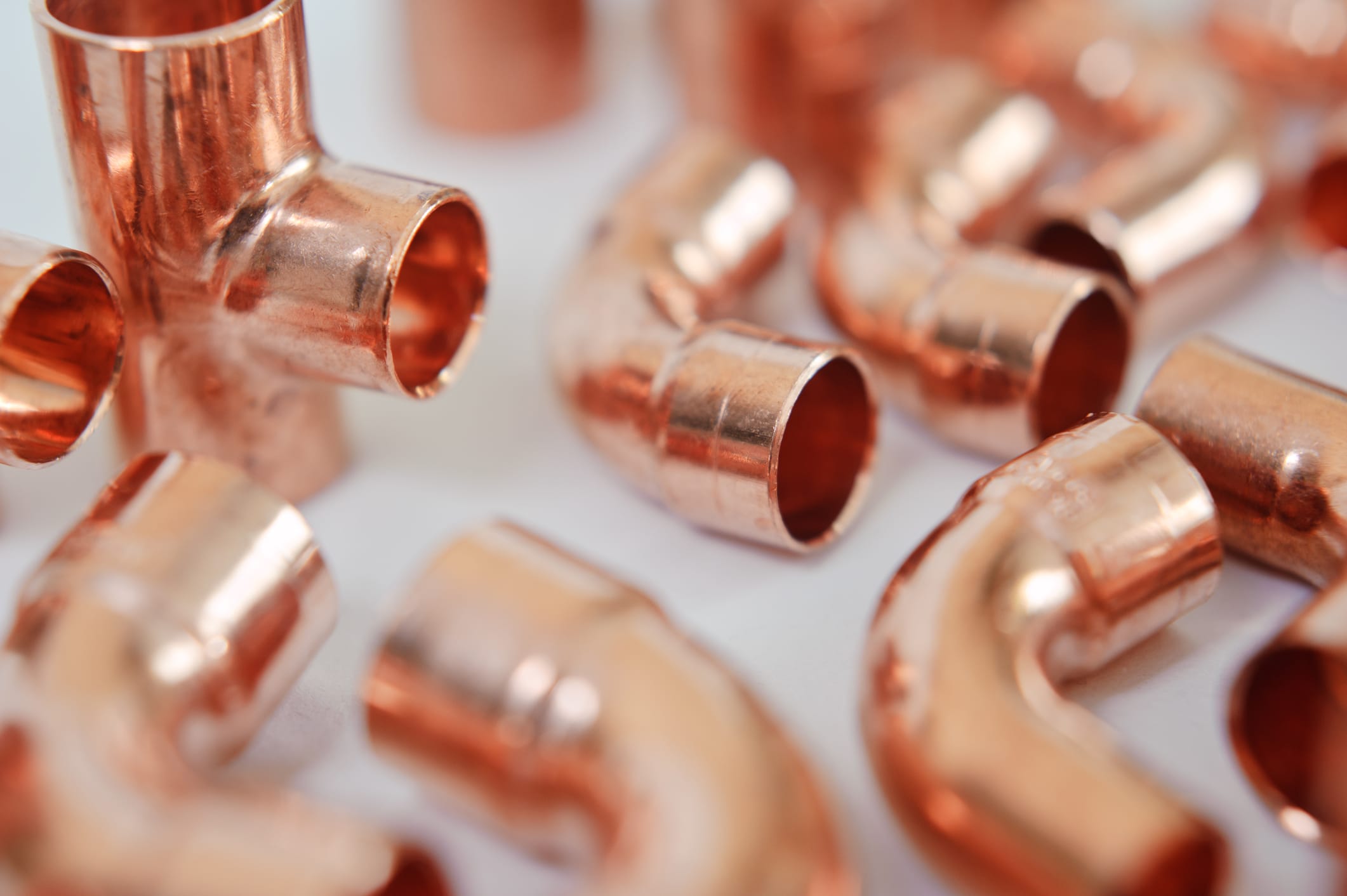Copper pipe fittings